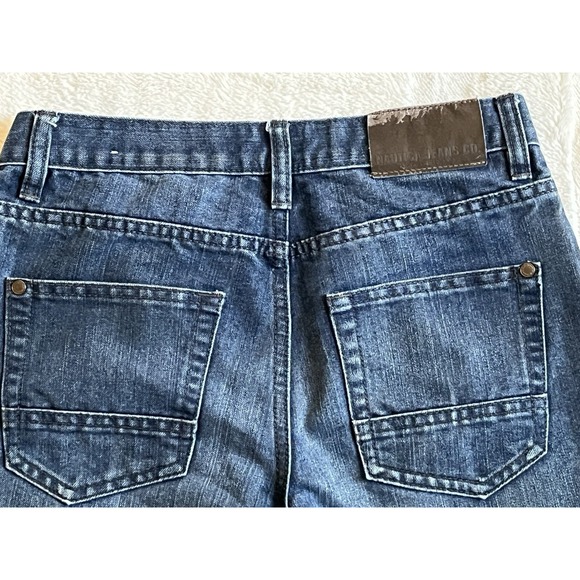 Nautica Jeans Straight Fit Dark Wash Blue Denim Y2K Women's Size 14 - Picture 4 of 5